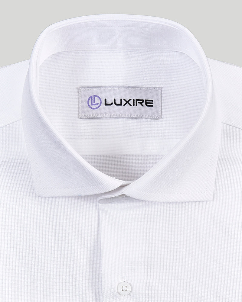 Monti White Self Textured