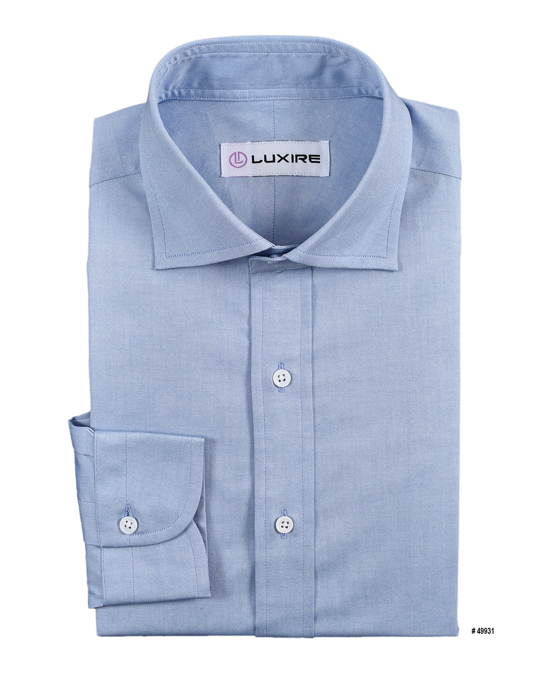 Sky Blue Pinpoint Oxford