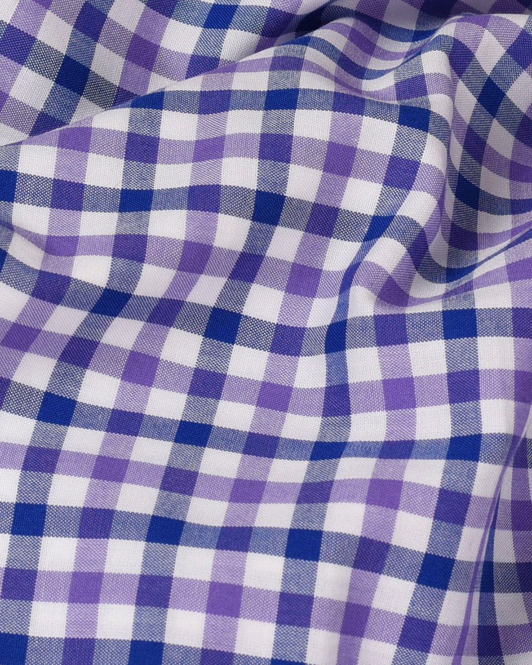 Navy Purple White Checks - 4