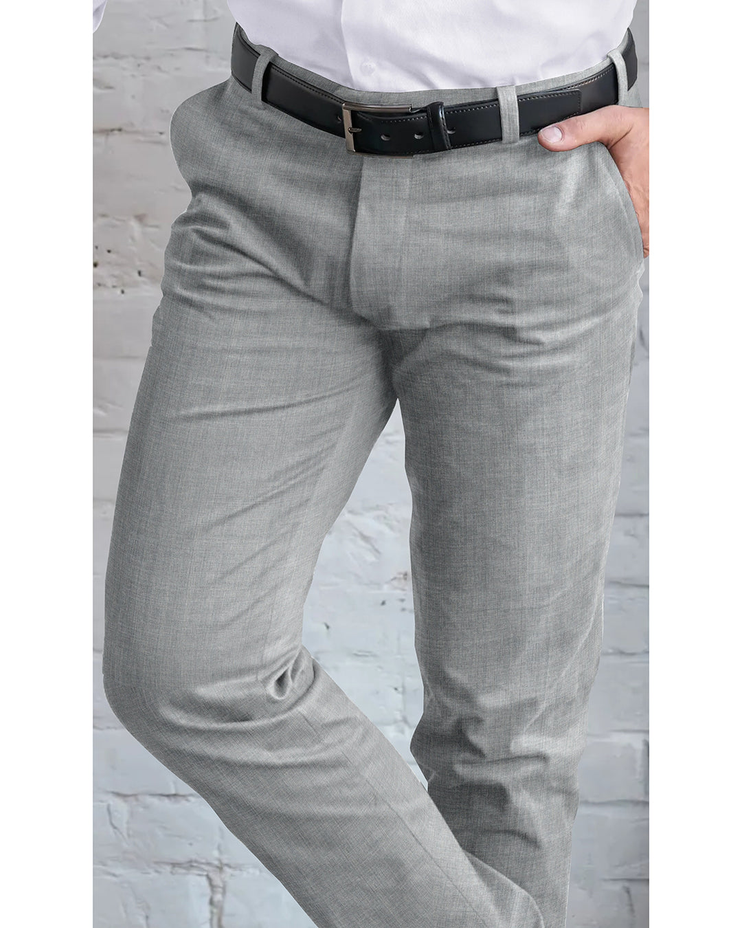 Vitale Barberis Canonico -100% Wool Stone Grey Twill - 3