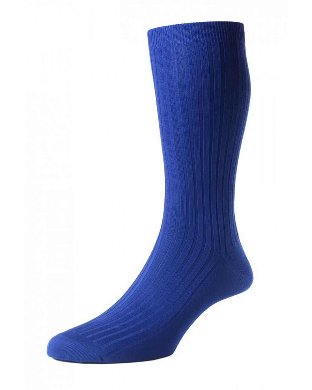 Pantherella Danvers Cotton Rib - Ultramarine - 1