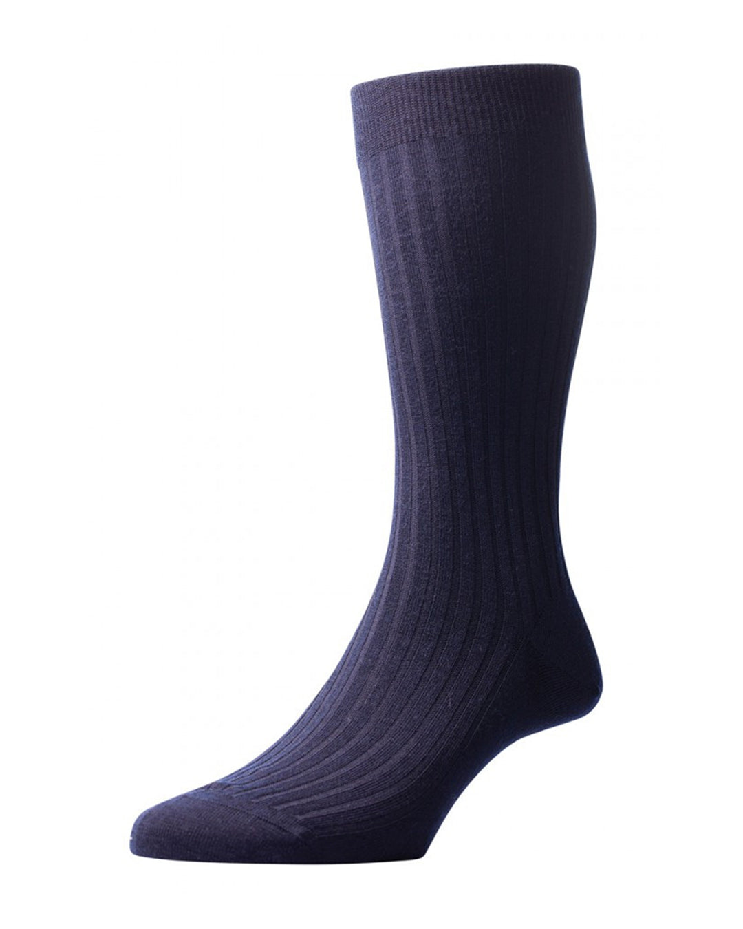 Pantherella LABURNUM Merino  Rib - Navy - 1