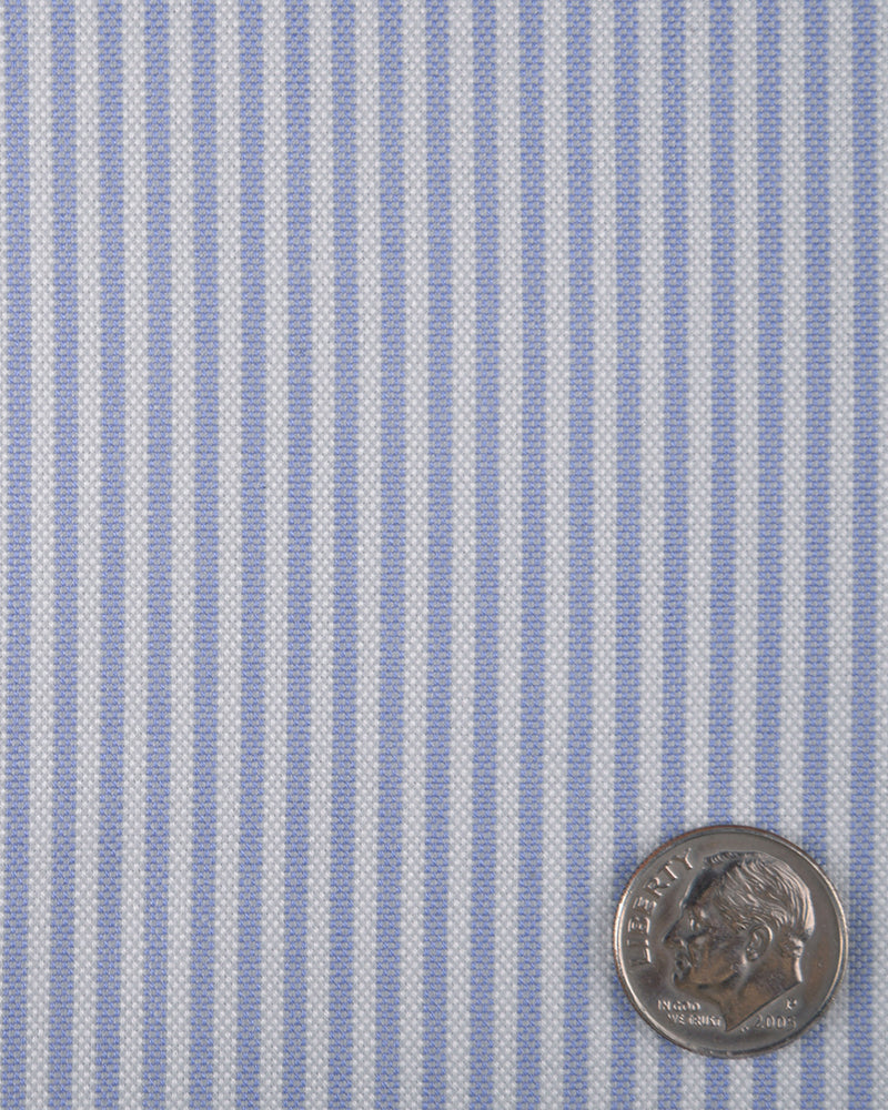 Alumo Oxford: Blue University Stripes