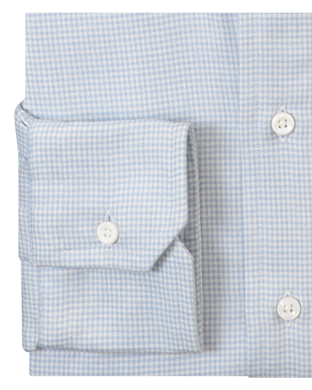 Cashmerello Alumo: Pastle Blue Houndstooth