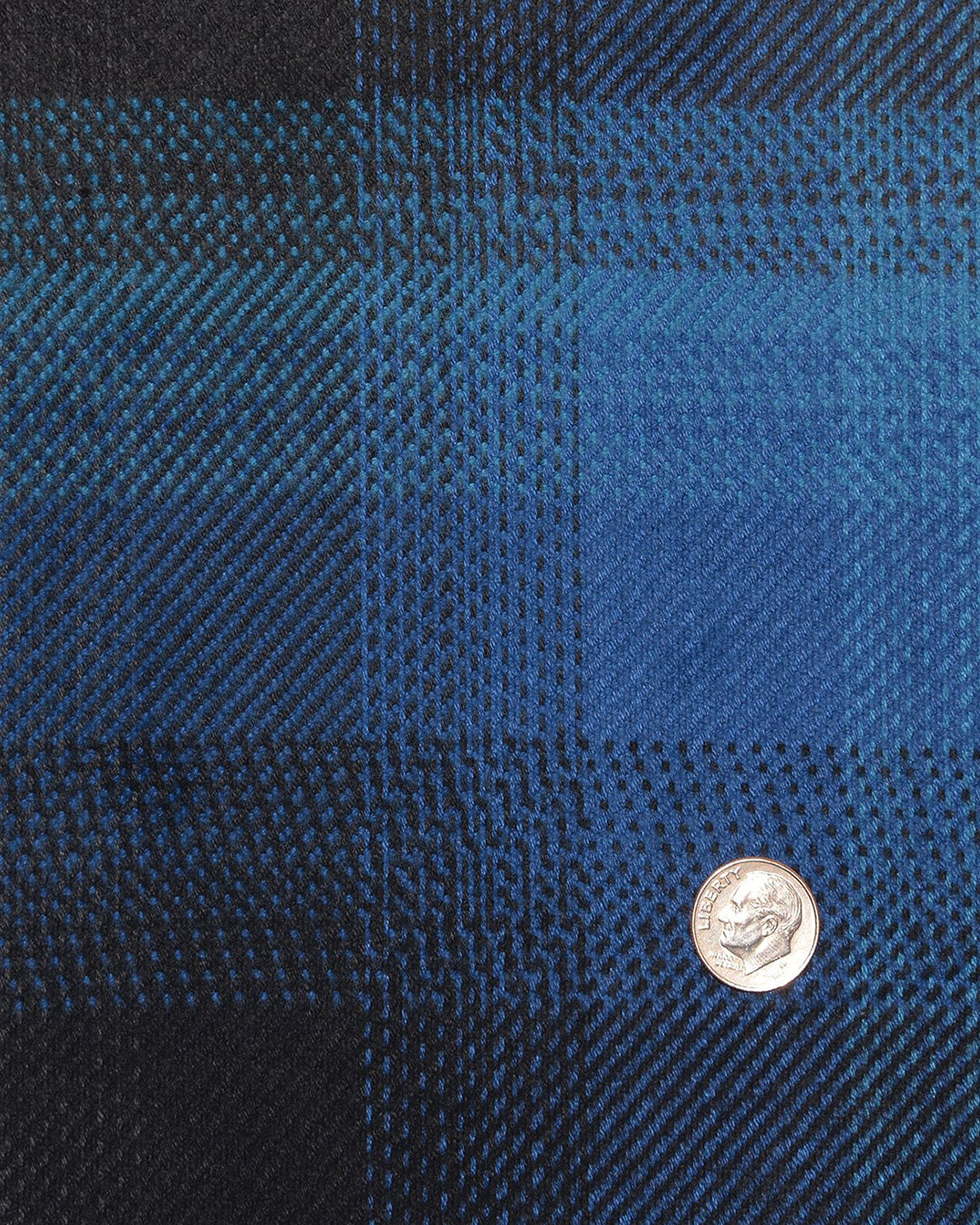 Black Blue Bold Checks Work Shirt - 3