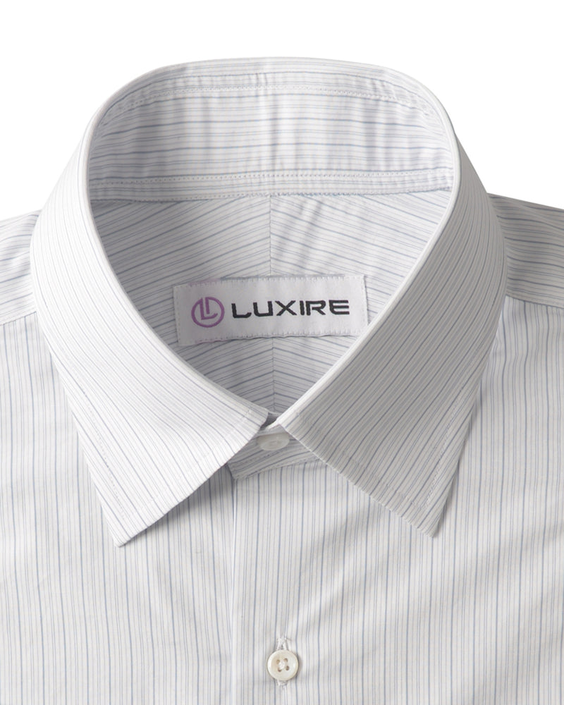 Alumo Light Grey And Light Blue Alternate Stripes