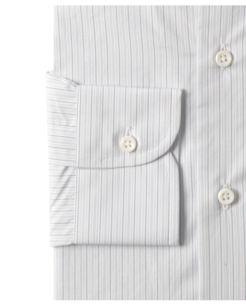 Alumo Light Grey And Light Blue Alternate Stripes