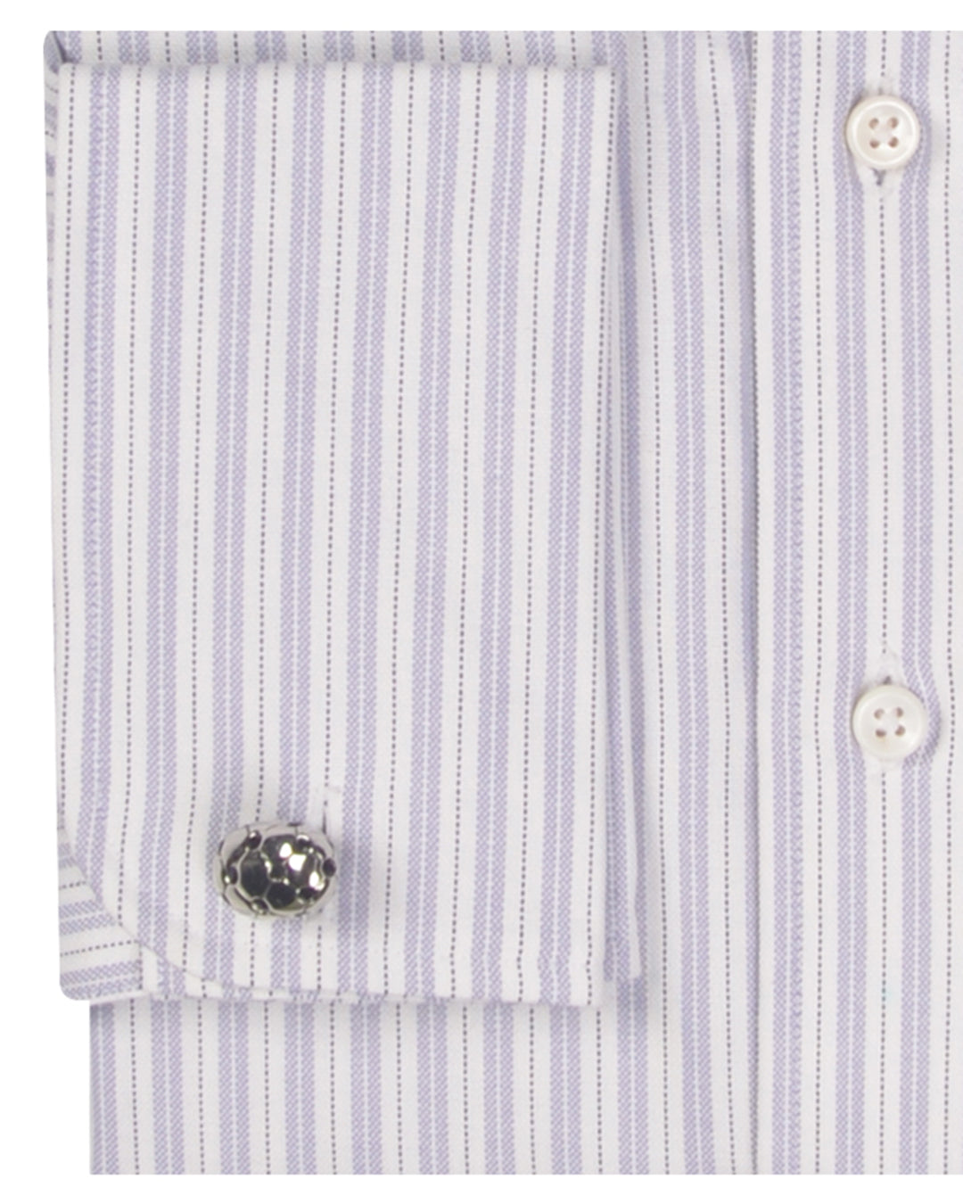 Alumo Oxford  Light Purple and Navy Stripes - 3