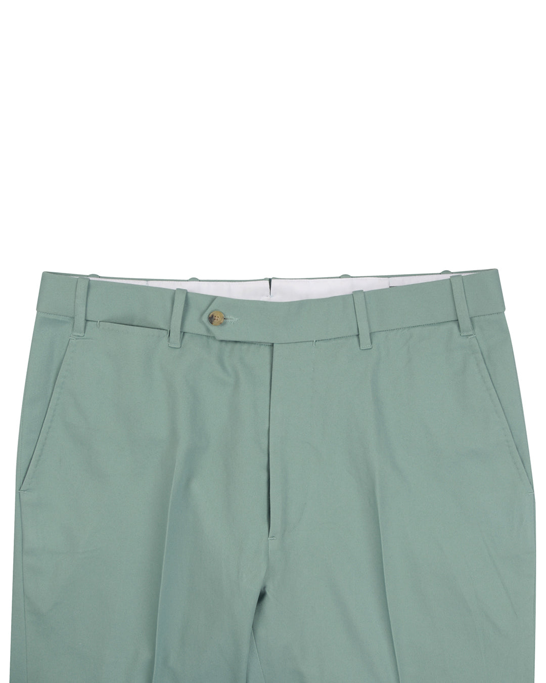 Aqua Blue Twill Chino - 2