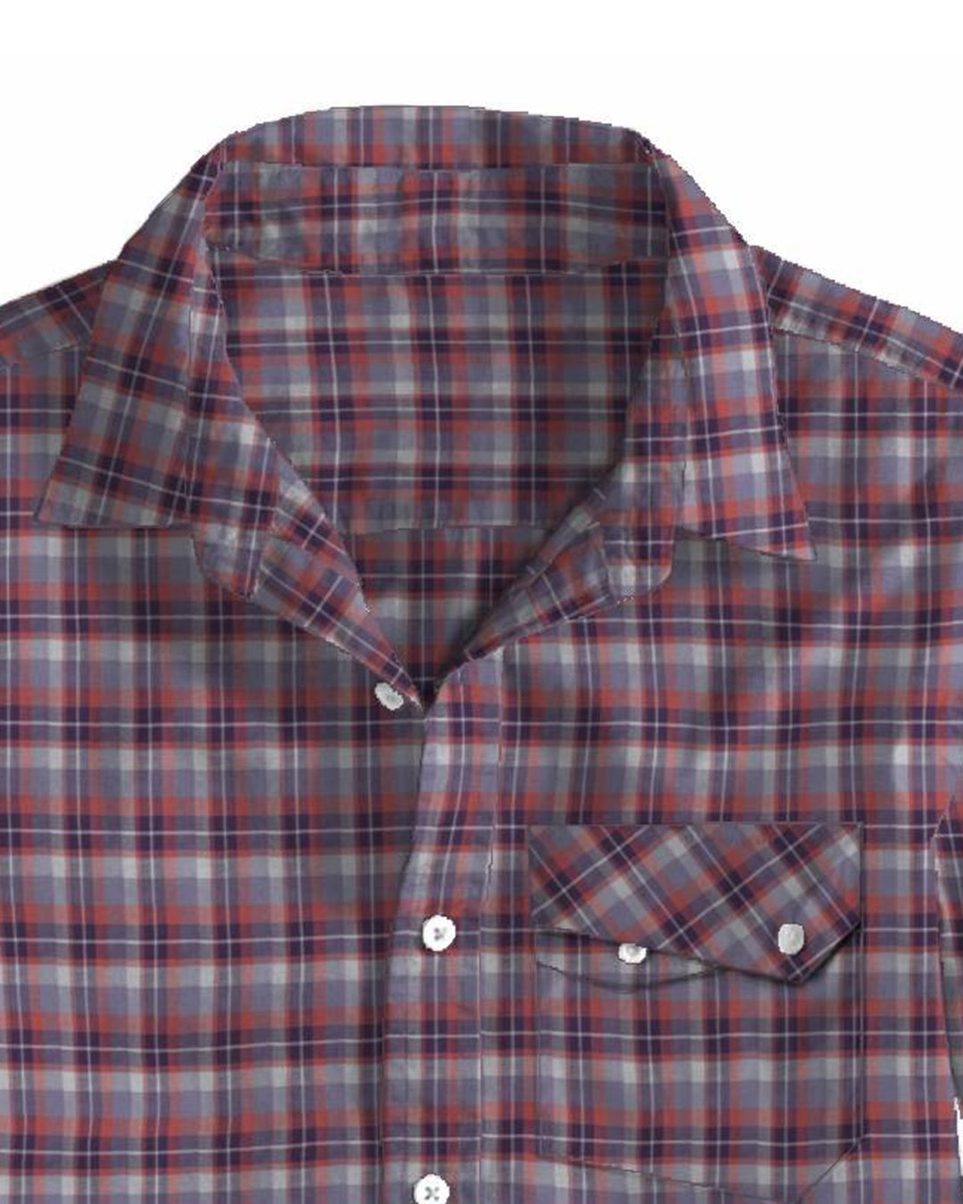 Purple Dark Peach Tartan Checks