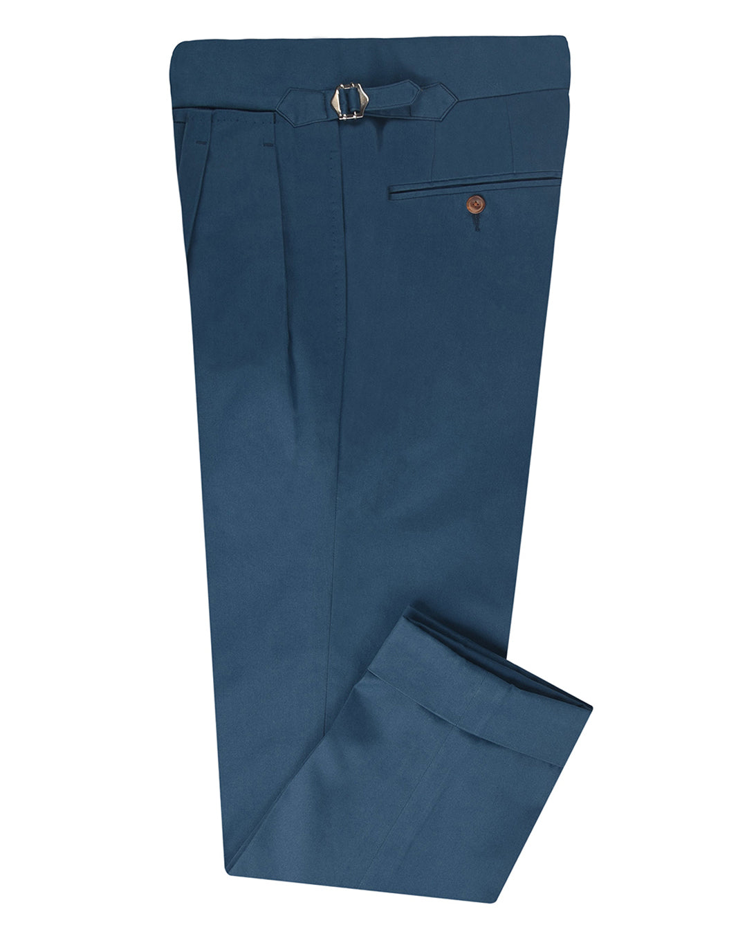 Brisbane Moss Teal Blue Twill - 1