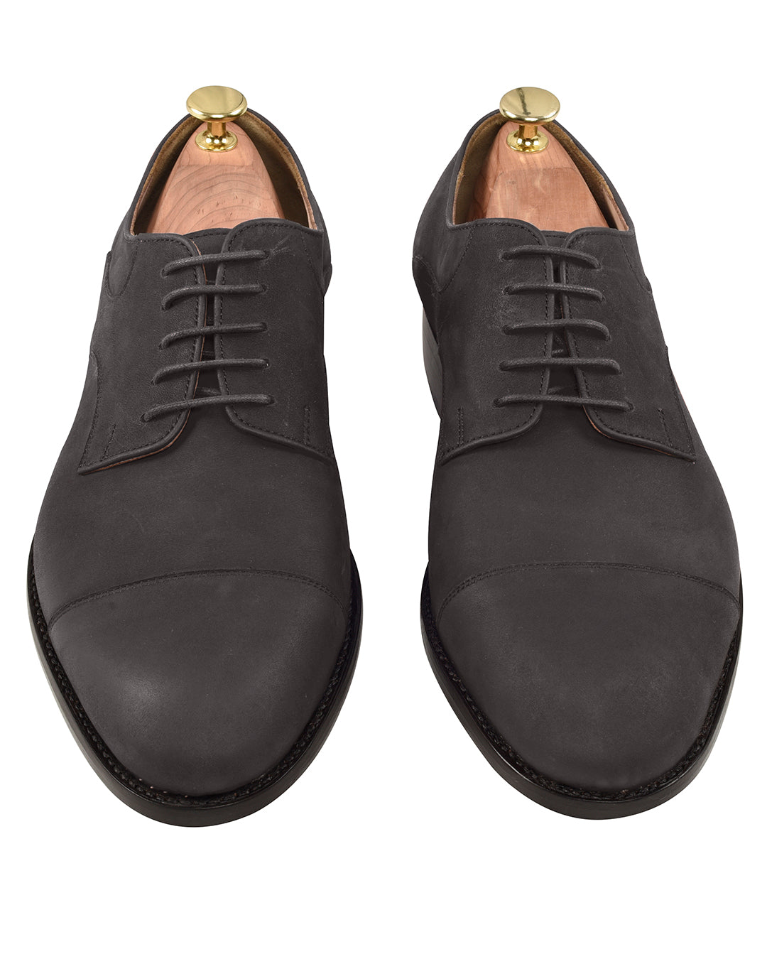 Nubuck Captoe Derby Black - 3