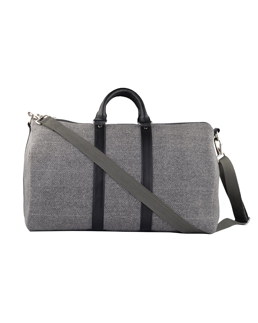 Duffle Bag with Leather Trims - 1