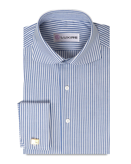 Blue Candy Stripes Dress Shirt