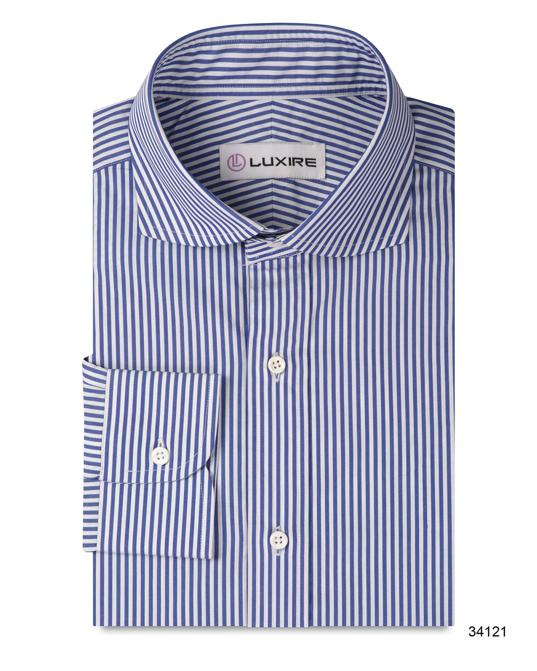 Blue White Candy Stripes - 1