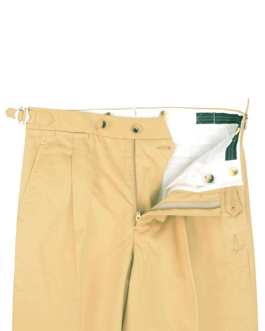 Brisbane Moss Beige Cream Twill - 3