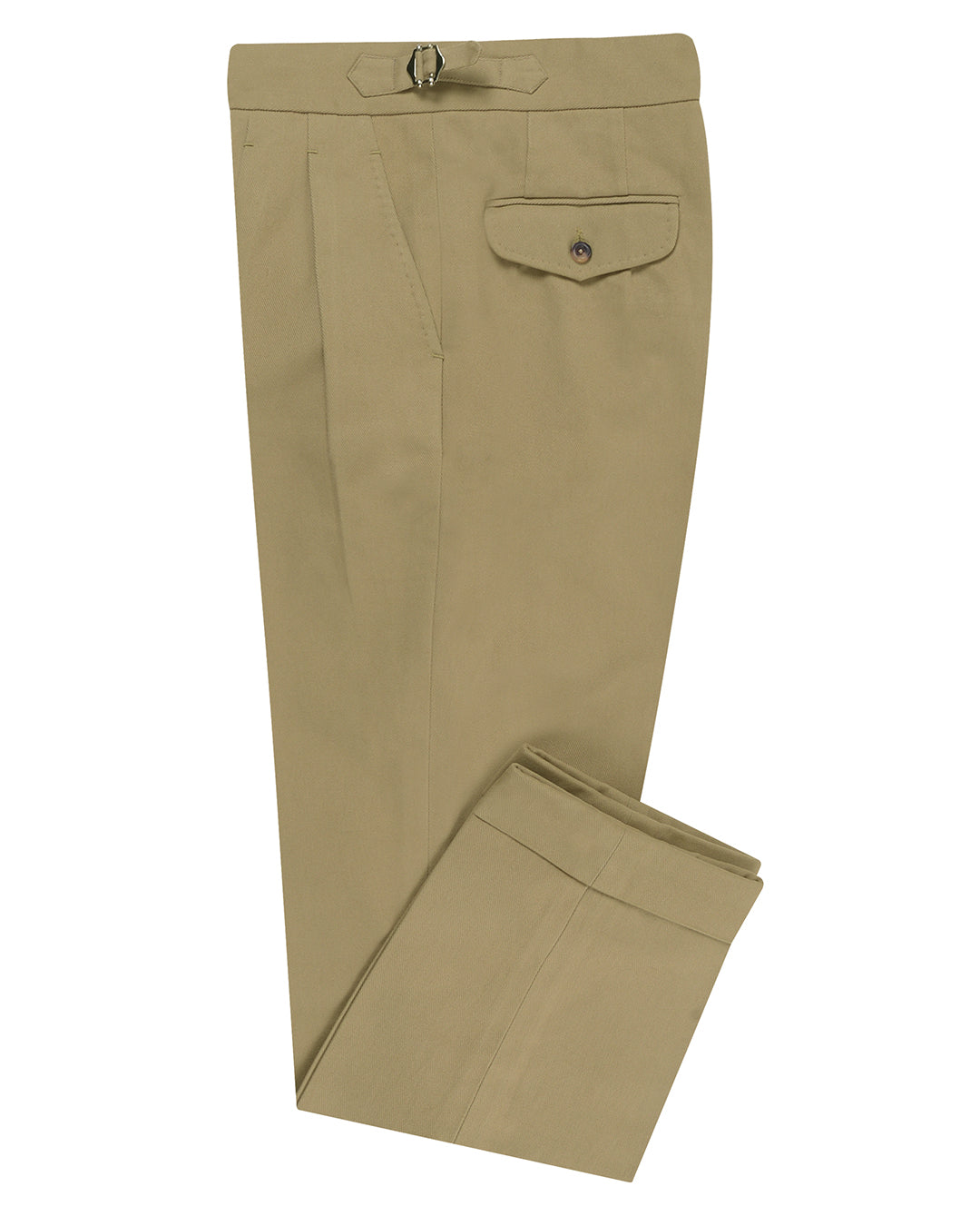 Brisbane Moss Khaki Heavy Cotton Twill - 1