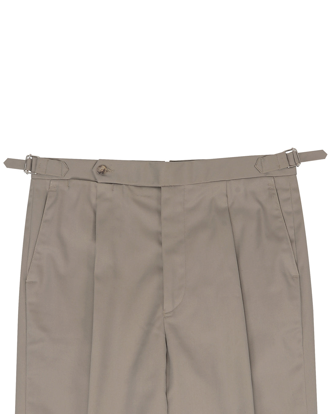 Brownish Grey Twill Chino - 2