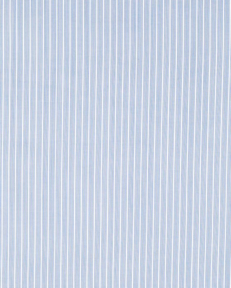 Blue White Striped Business Shirt