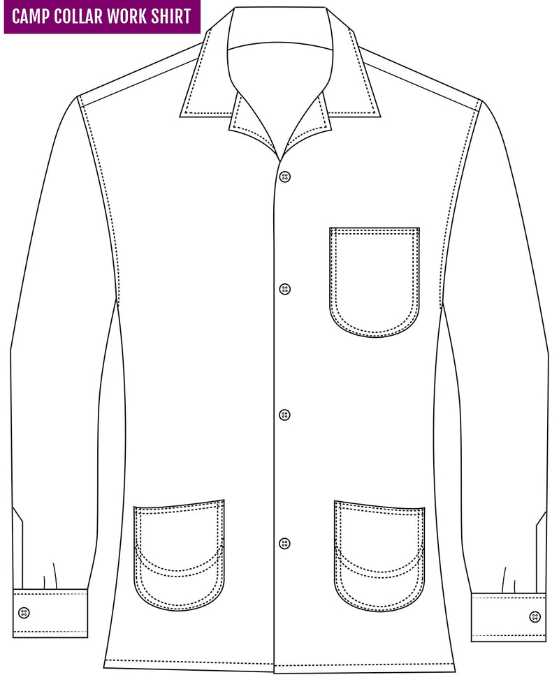 Black Blue Bold Checks Work Shirt