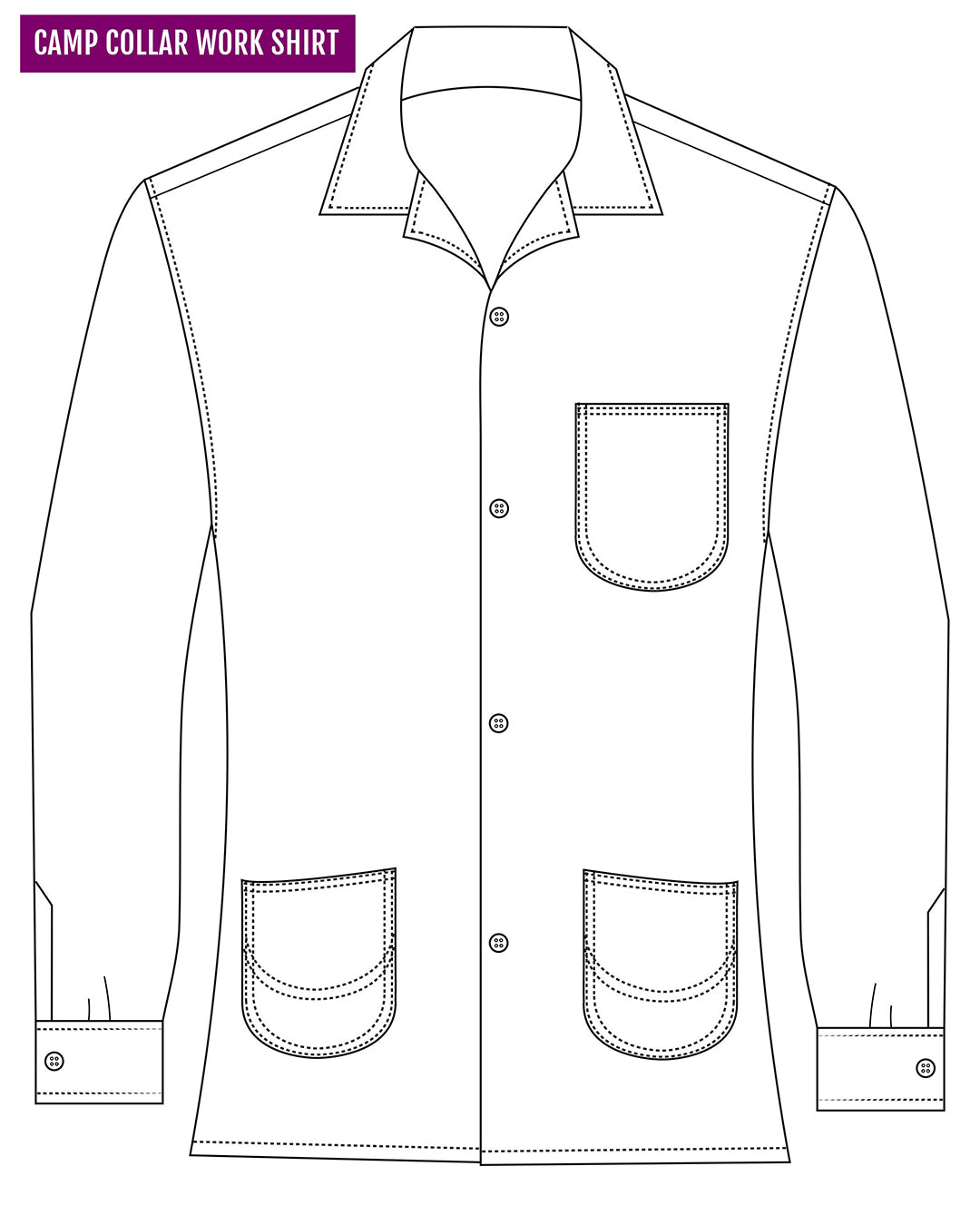 Red Bronze Navy Tattersall Flannel Work Shirt - 6