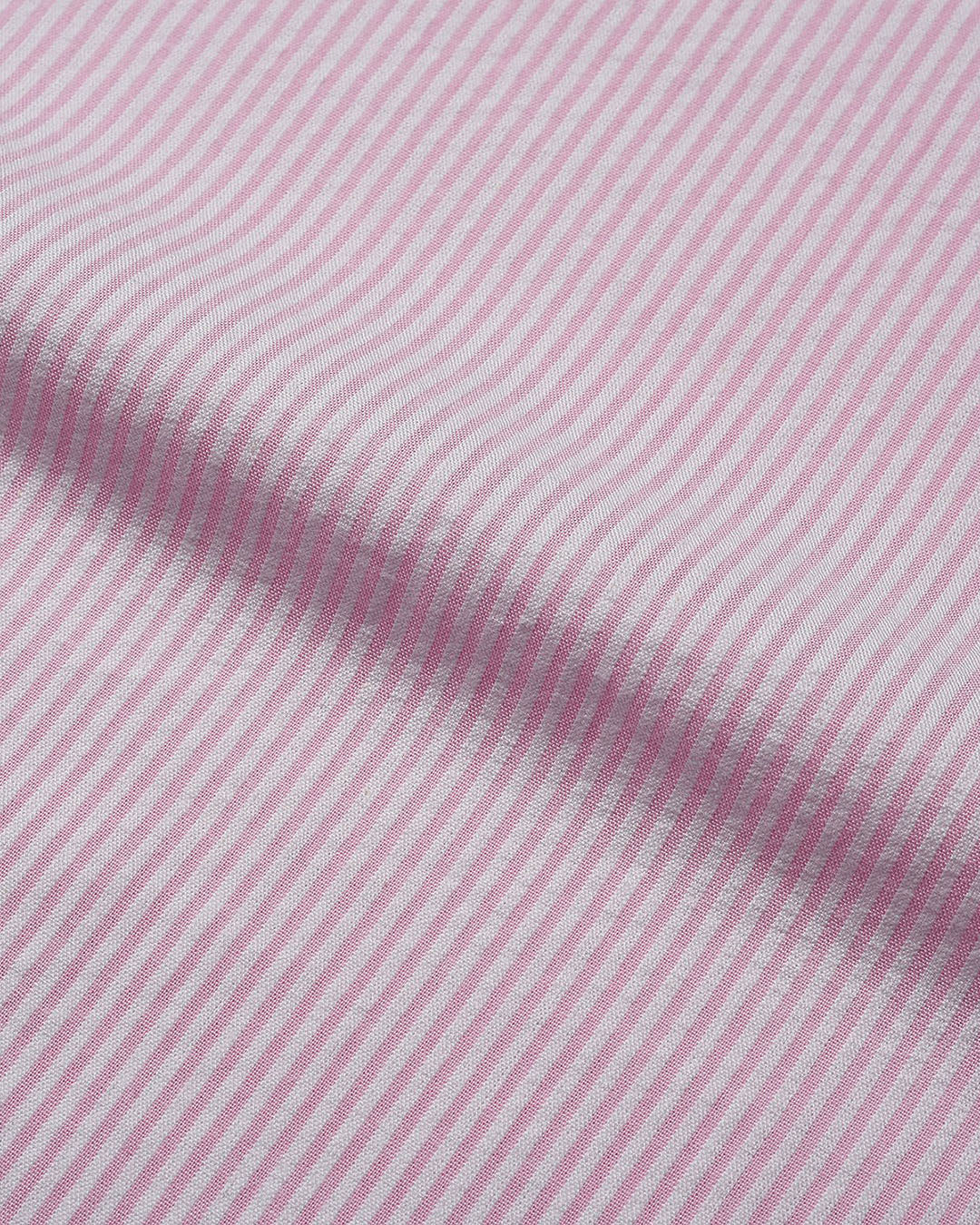 Pink White Pin Stripes Seersucker - 7