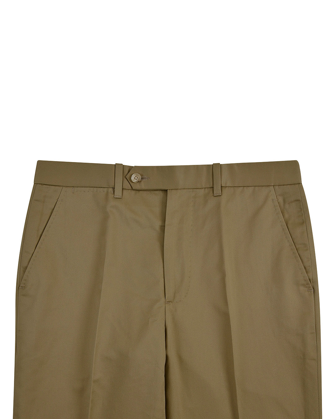 British Khaki Cotton Dress Pant - 2
