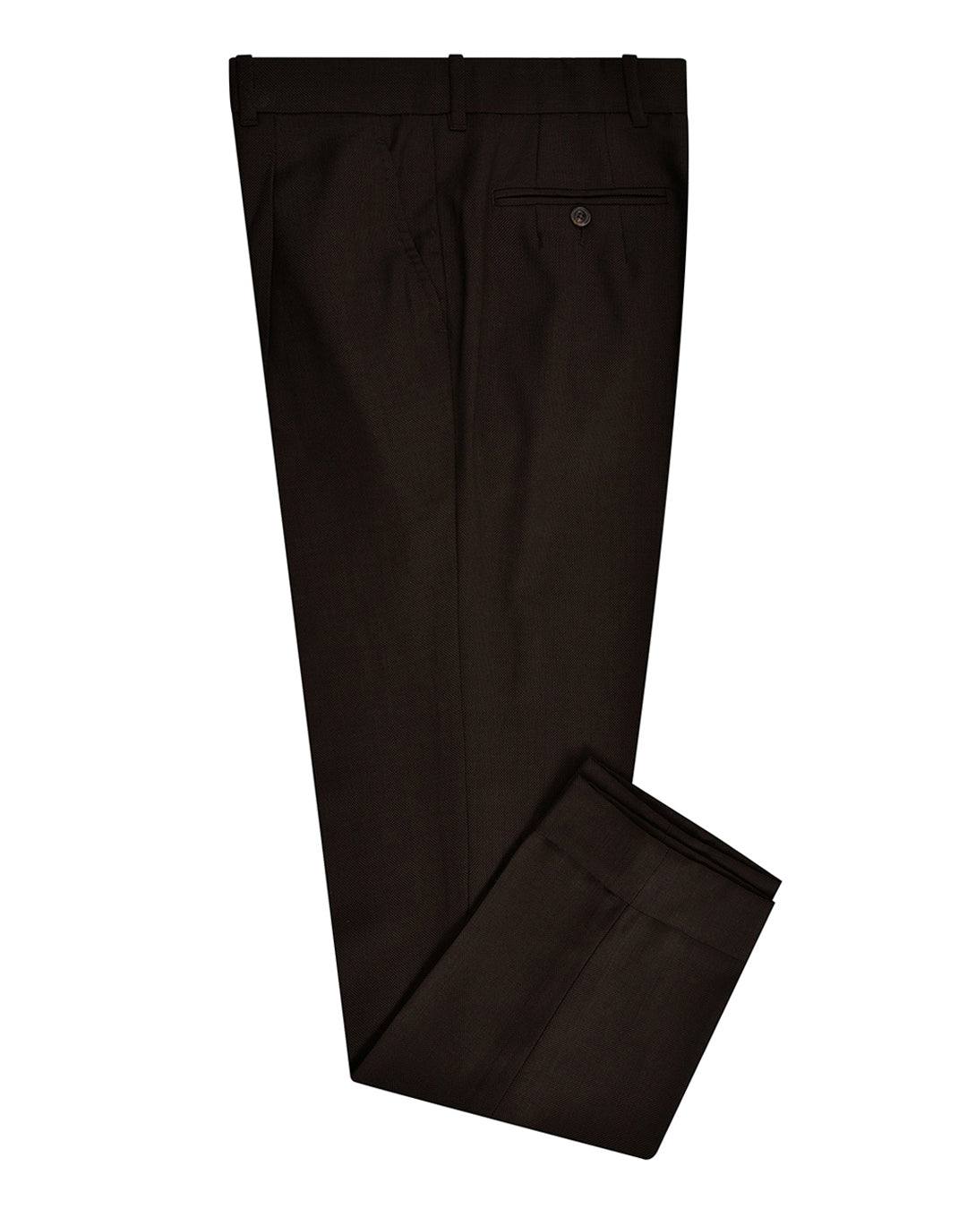 Easycare Wool: Brown Birdseye - 1
