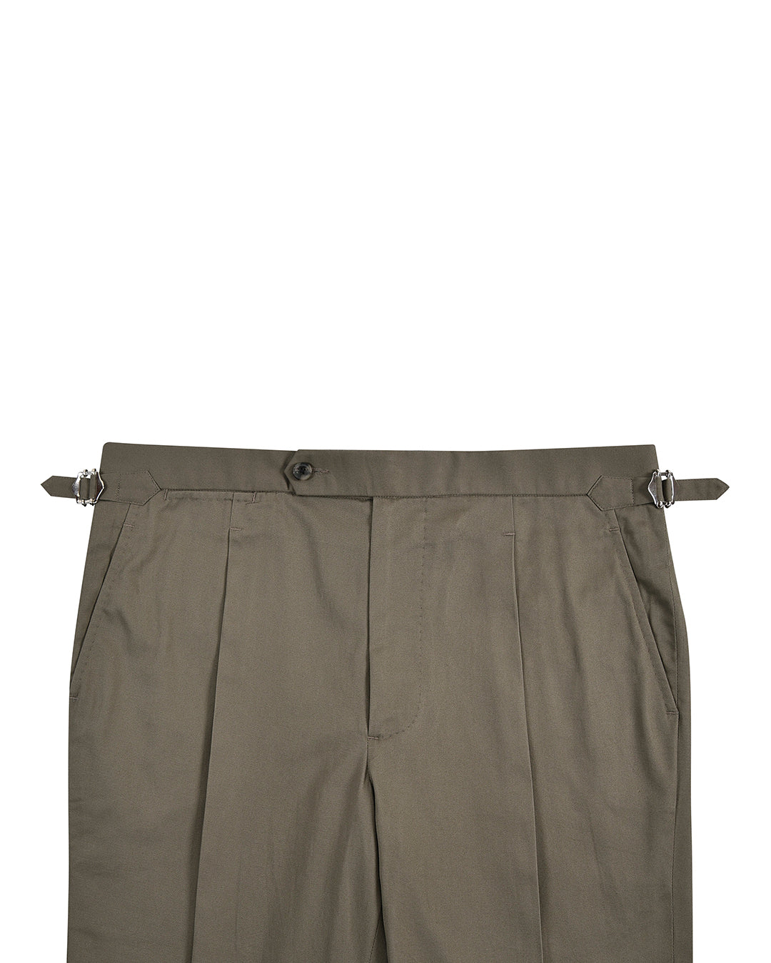 Fresco: Soft Light Brown Stretch Twill Dress Pant