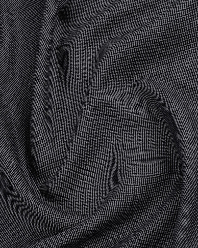 Dugdale Black Grey Houndstooth