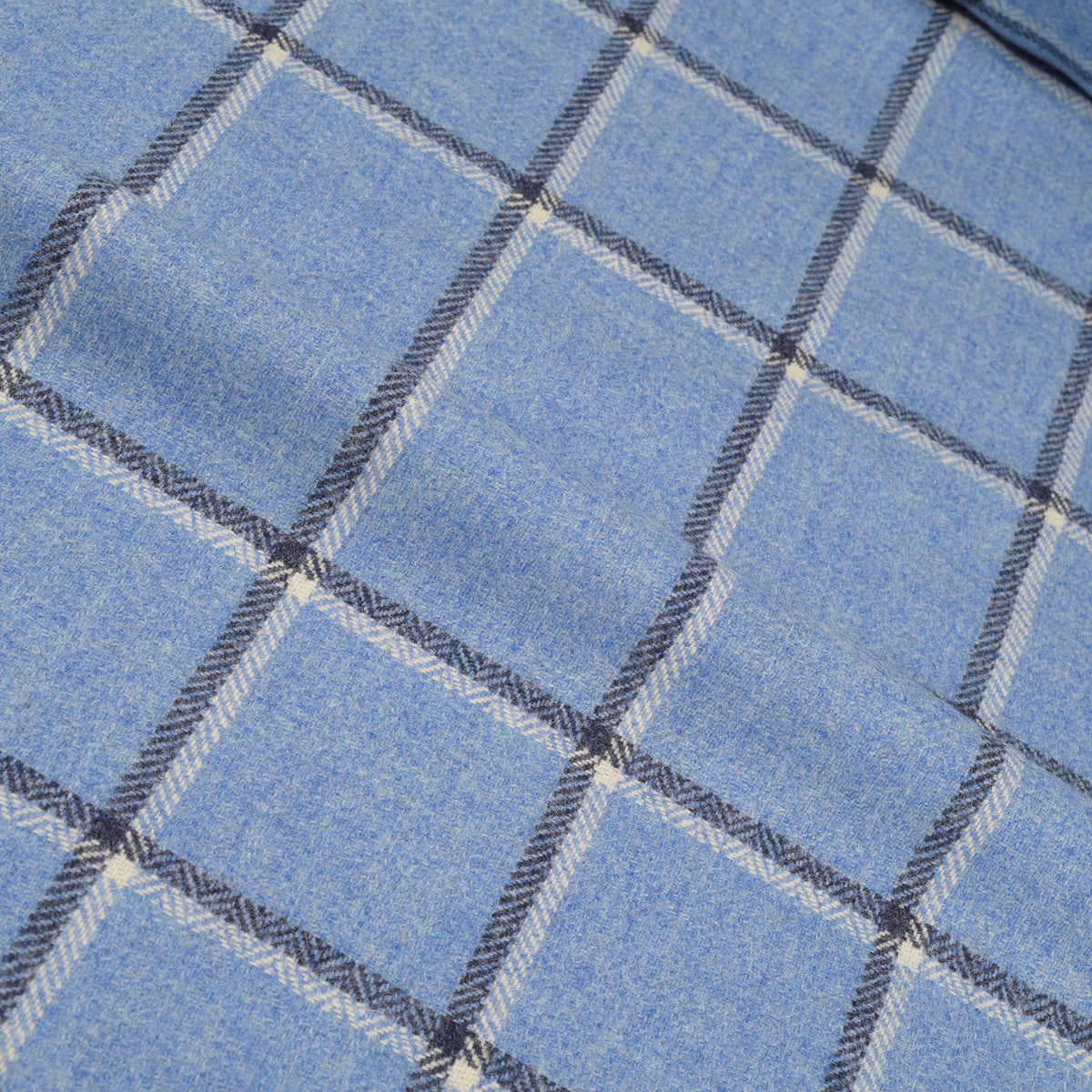 Cap Tweed in Blue Windowpane - 3