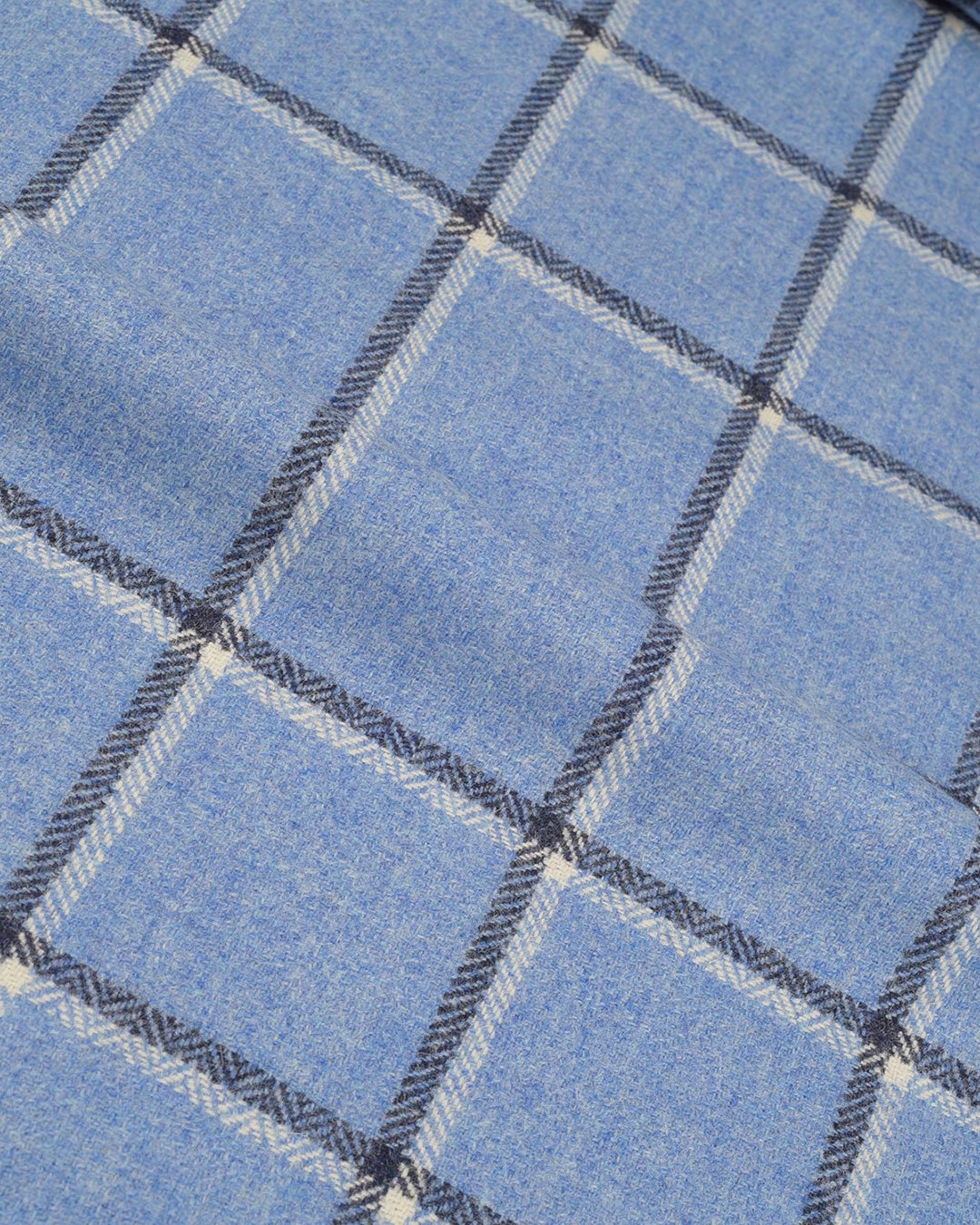 Dugdale Tweed: Blue Windowpane Jacket - 3