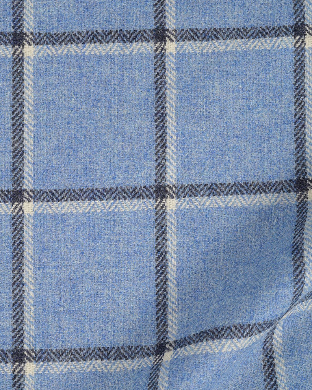 Dugdale Tweed: Blue Windowpane - 5