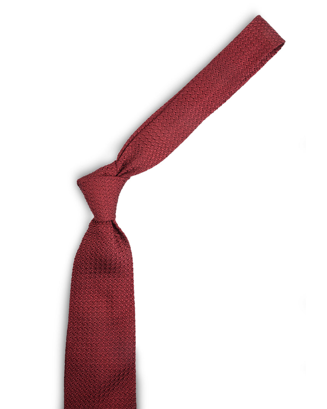 Grenadine Garza Grossa Maroon Tie - 1