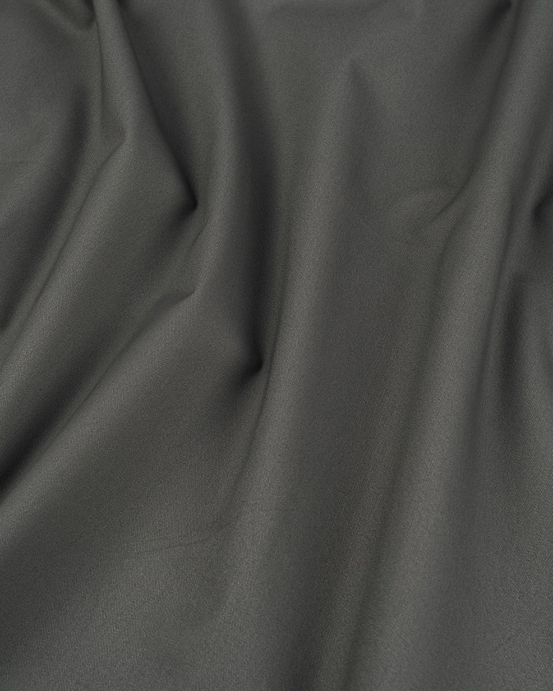 Ash Grey Twill Drawstring Pants