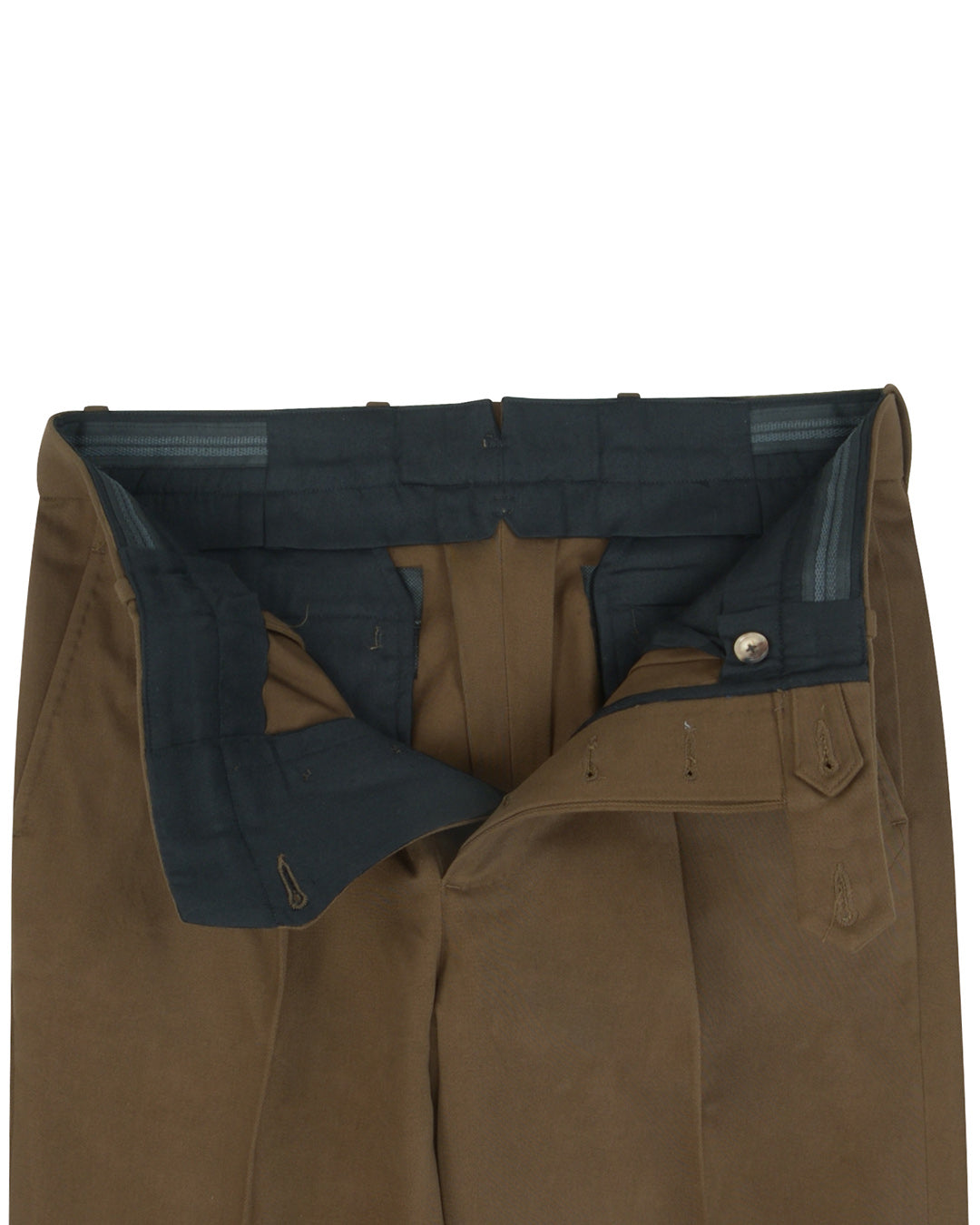 Dacota Soft Dark Brown Stretch Twill Pants - 4