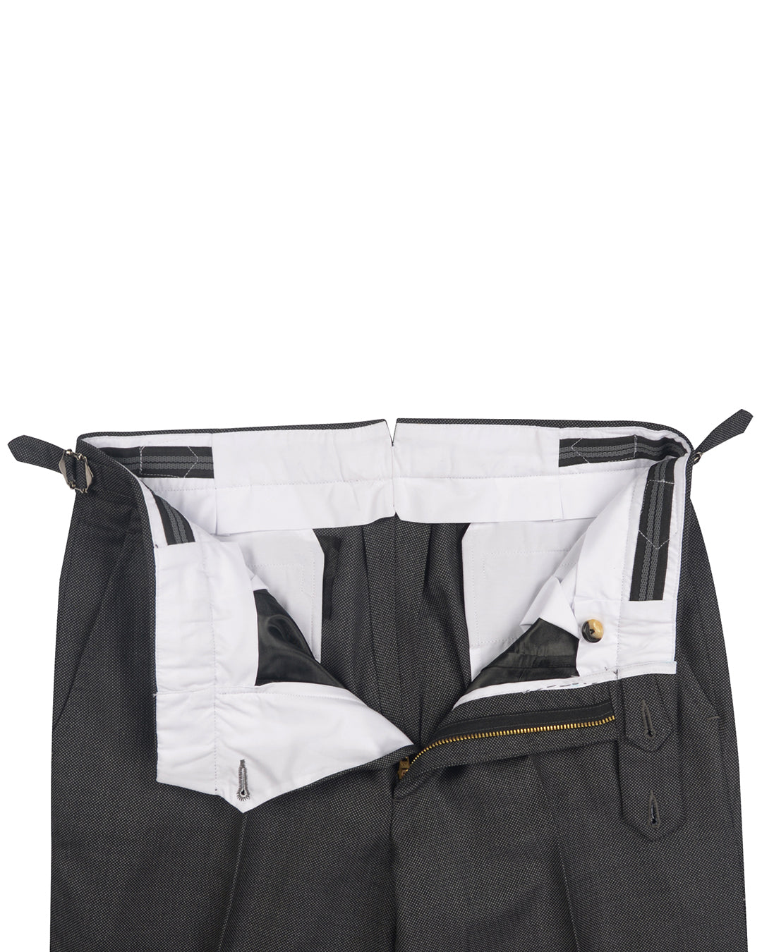 Drago Grey Birdseye Super 130s Wool - 3