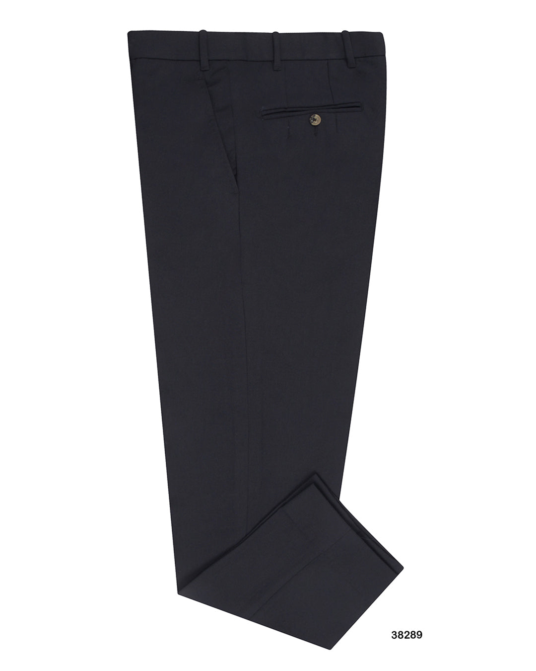 Dugdale Fine Worsted Pant- Midnight Plain - 1