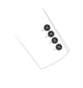 Functional, 0.25 gap, 4 button