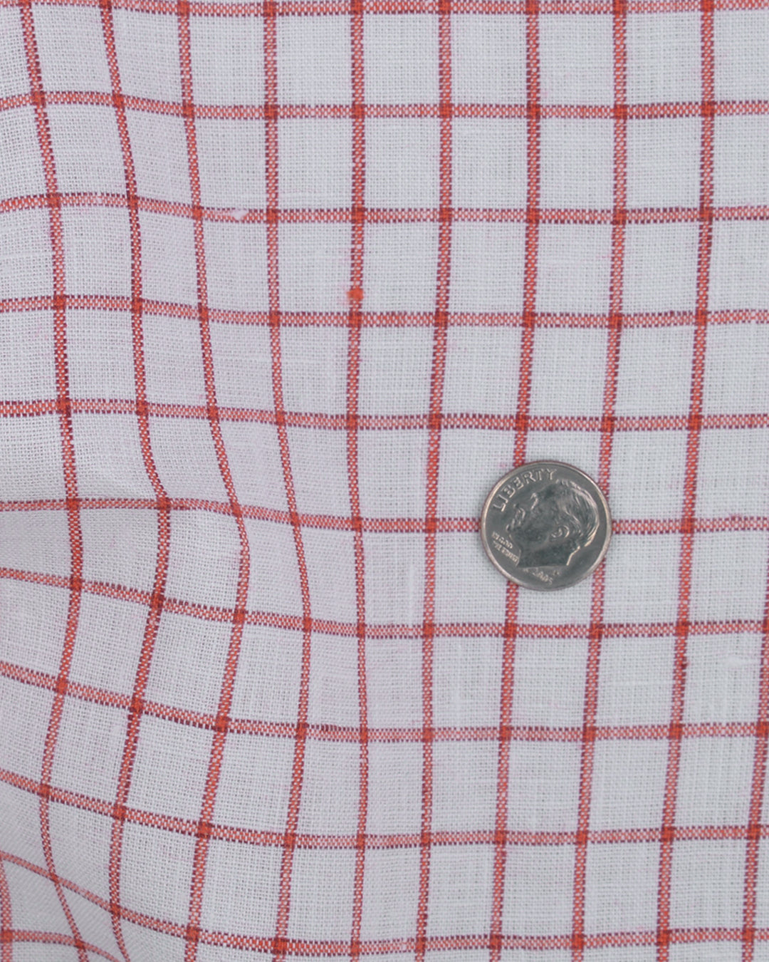 Linen: Red Graph Checks - 5