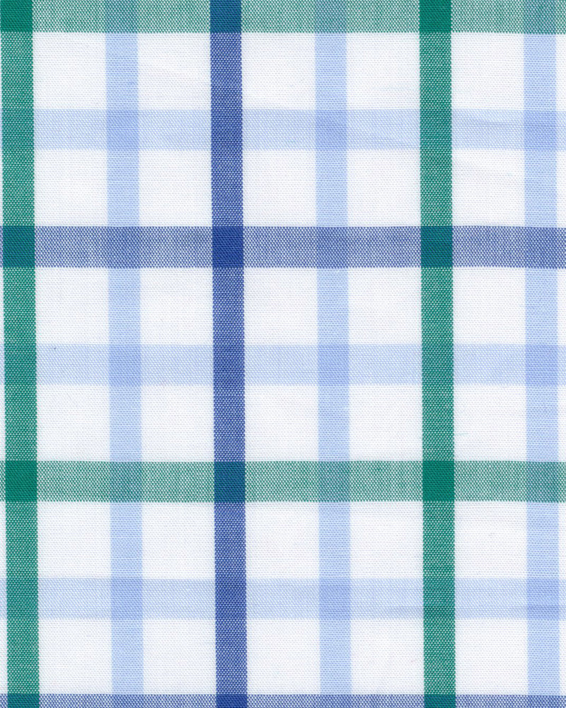 Green Blue Large Tattersall