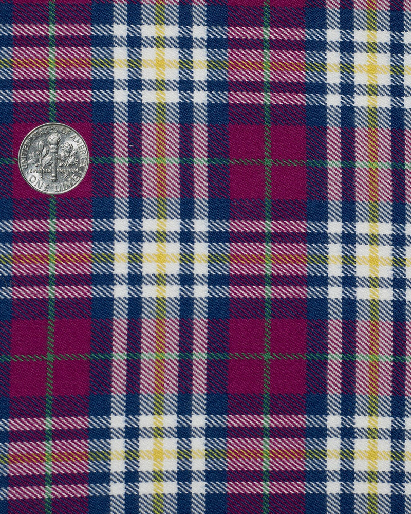 Majenta Blue Tartan Flannel