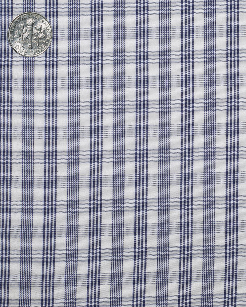 Navy Shadow Checks Shirt
