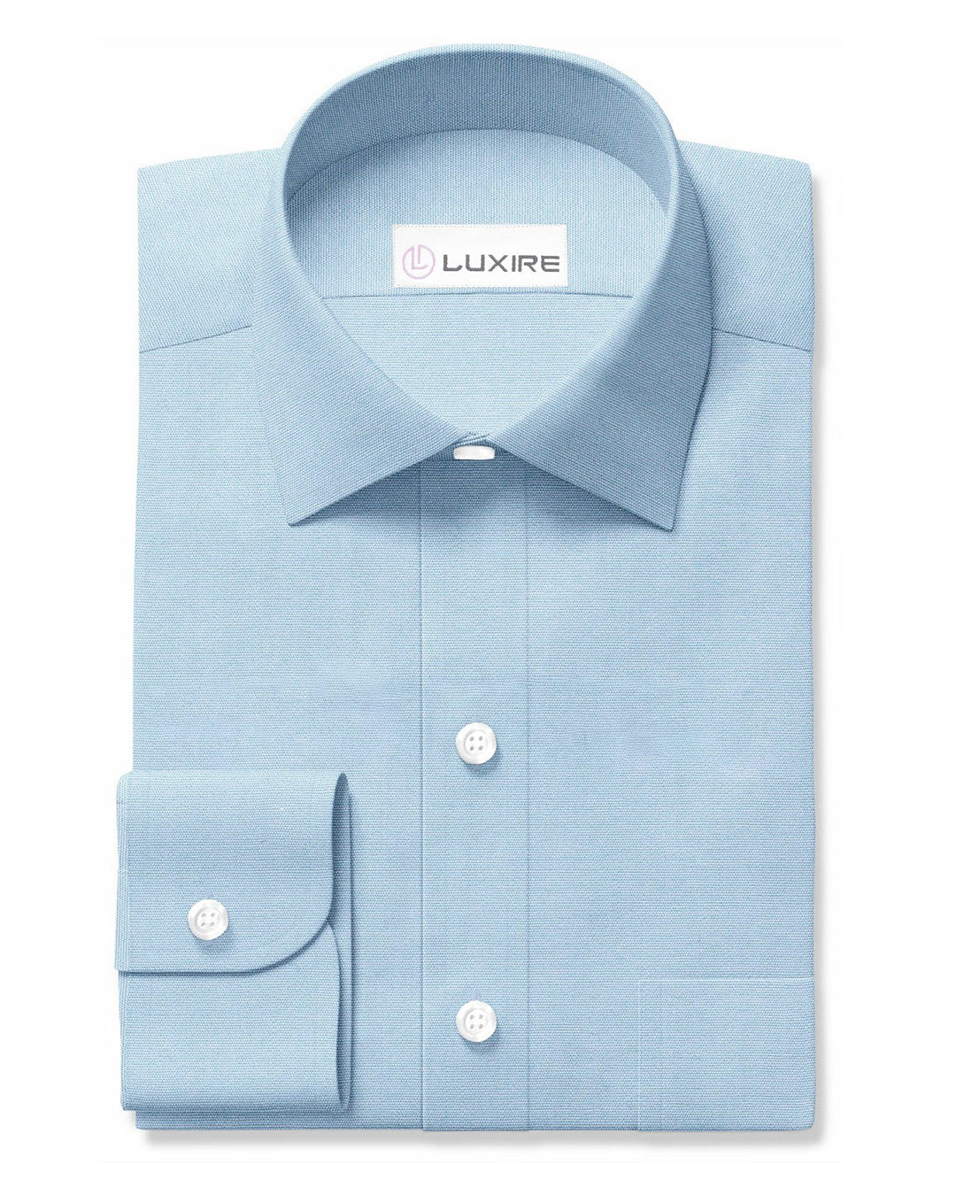 Blue Plain Poplin 140/2 - 1