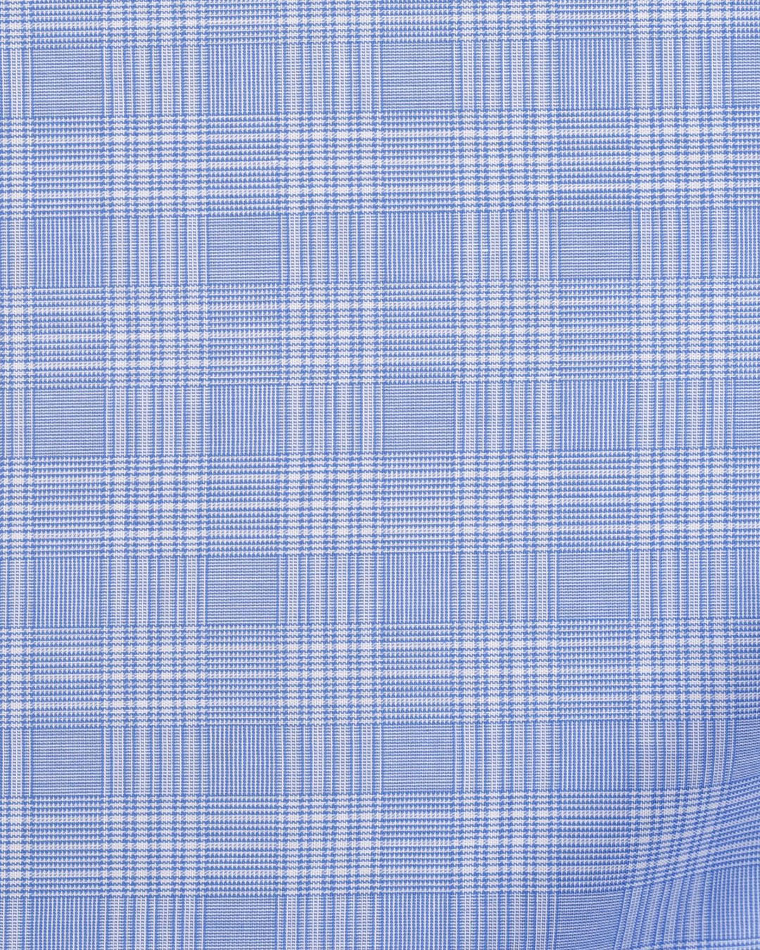 Sky Blue Pow Checks - 8