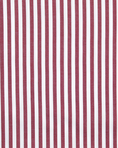 Maroon Red Stripes Shirt