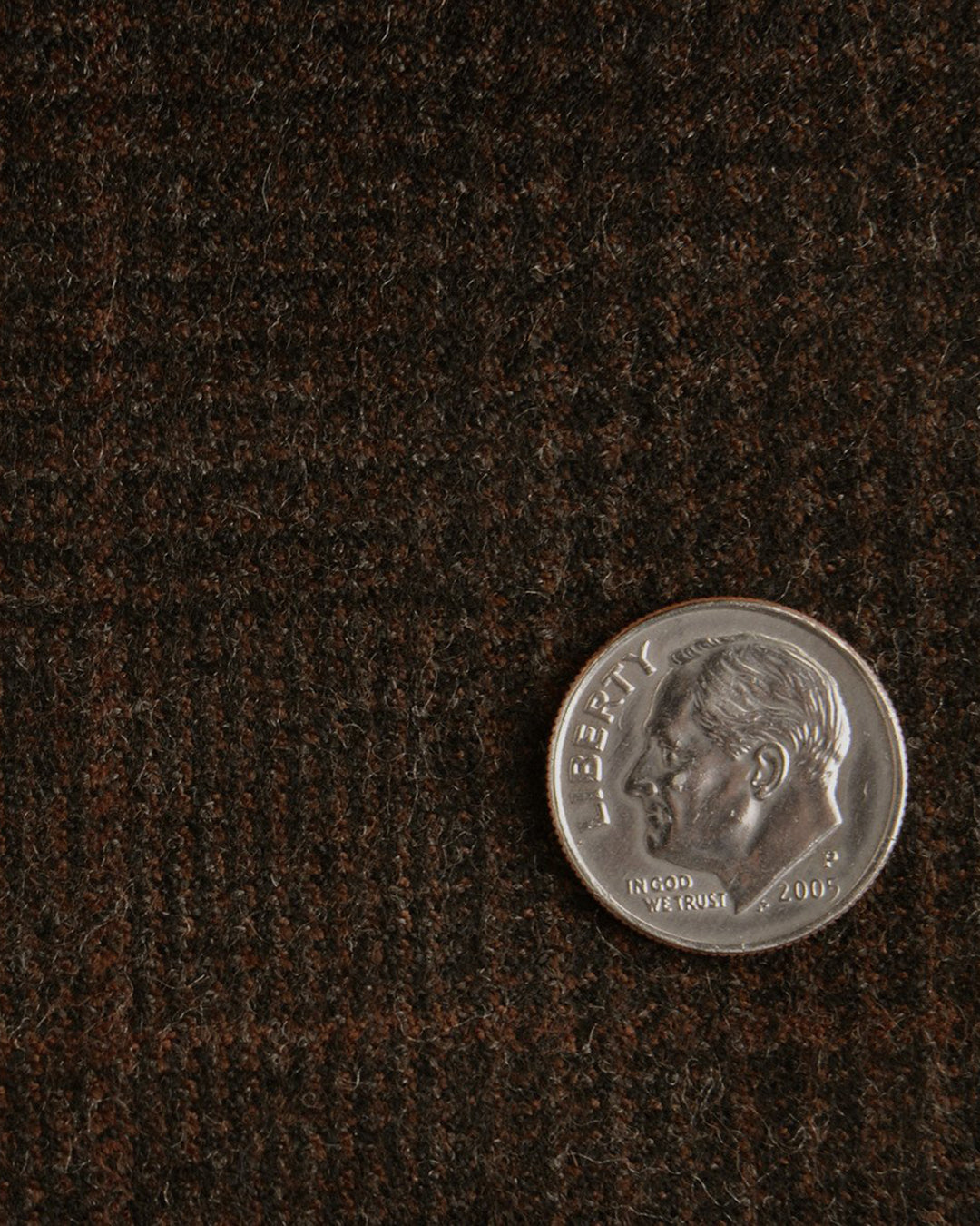 Minnis Flannel: Brown Glen Check Pants - 1