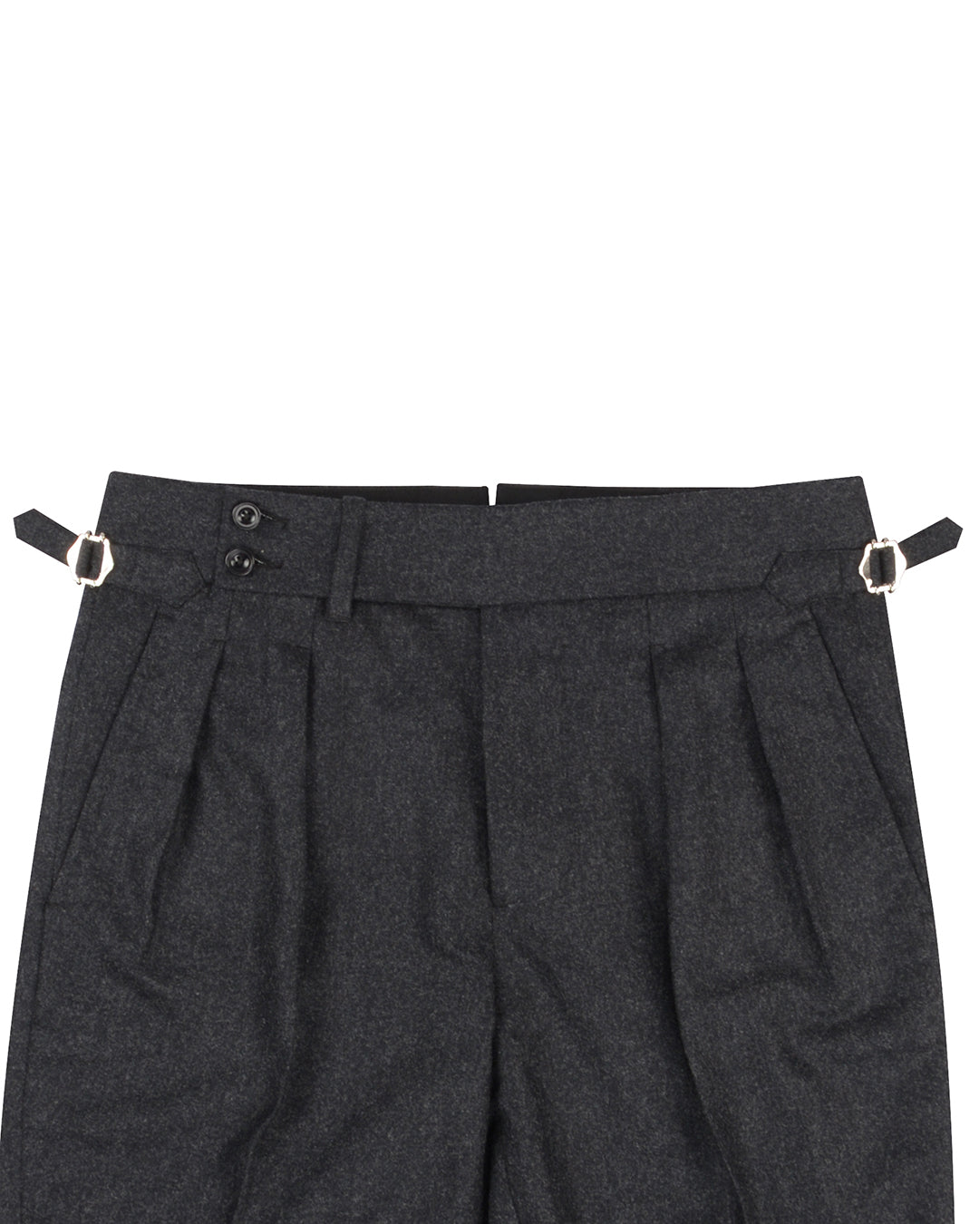 Holland Sherry Classic Worsted Flannel Dark Charcoal Flannel