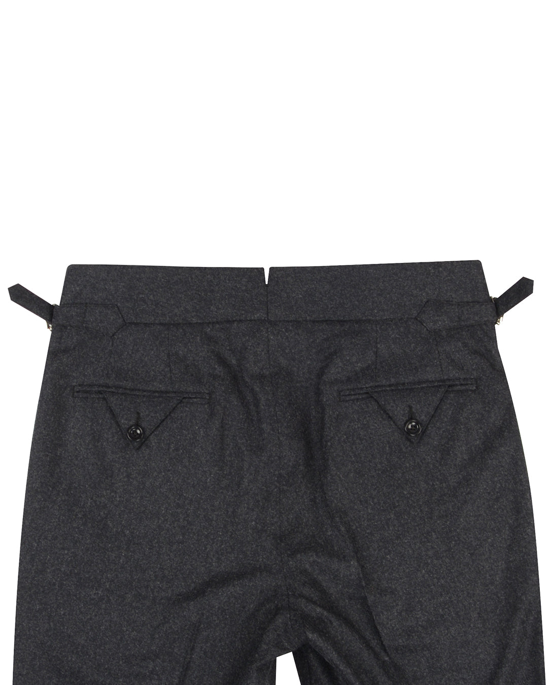 Holland Sherry Classic Worsted Flannel Dark Charcoal Flannel