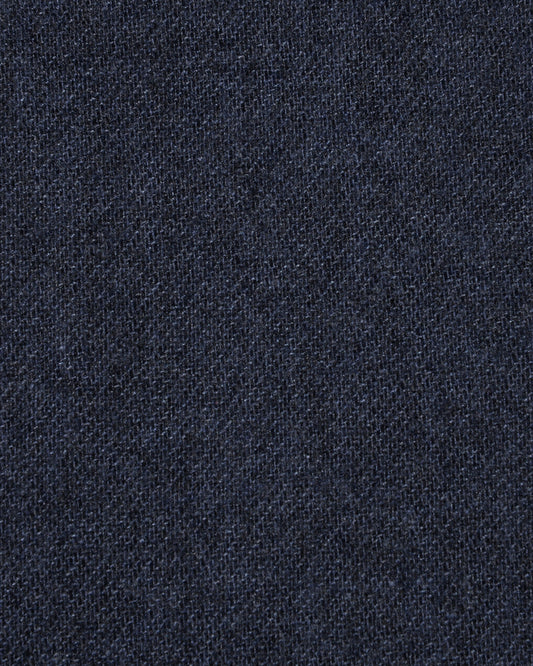 Loro Piana: Dark Blue Twill Flannel